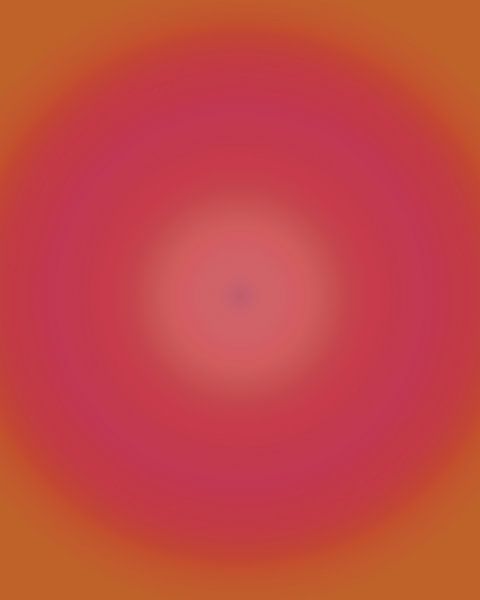 Retro 70s neon art. Abstract gradient in pink and orange by Dina Dankers