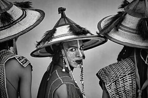 Niger. Sahara-Wüste. Menschen vom Stamm der Wodaabe.