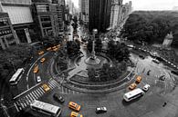 NYC Gelbe Taxis Columbus Circle von Natascha Velzel Miniaturansicht