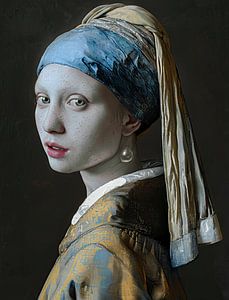 Das Mädchen mit dem Perlenohrring von ARTEO Gemälde