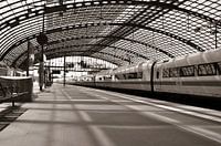 Platform at Berlin Central Station
