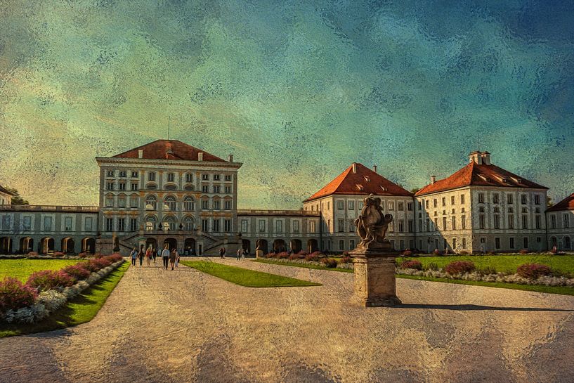 PEINTURE NUMÉRIQUE : CHÂTEAU DE NYMPHENBURG par Photoart-Naegele