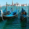 Gondels in het Canal Grande in Venetië van Suzanne Spijkers
