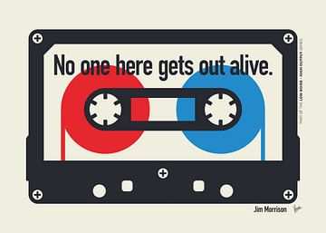 Nr. 7 Niemand kommt hier lebend raus Jim Morrison von Chungkong Art
