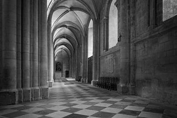 interieur van de Abdij van Saint-Étienne, ook bekend als Abbaye aux Hommes, in Caen van gaps photography