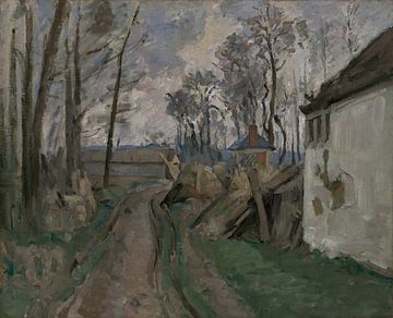 Een dorpsstraat bij Auvers (1872-73) van Peter Balan