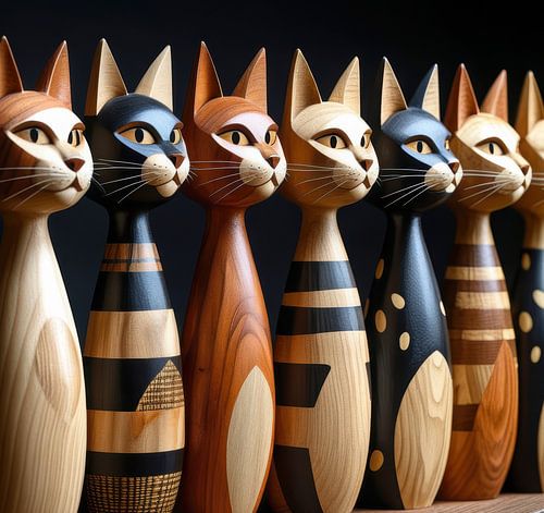 Cat chess by Jutta Maria Pusl