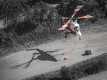 K-Max helicopter stijgt op van Johan Landman