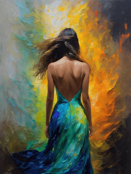 Women's vibrant colours by Jolique Arte