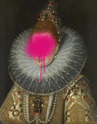 Street Art x Isabelle-Clara-Eugénie, Frans II Pourbus