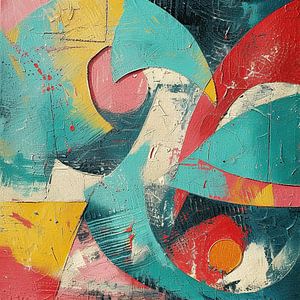 Farbe Crescendo-Leinwand