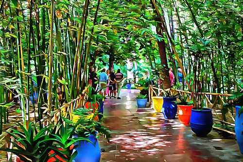 Kleurrijke plantenpotten Marrakech 1