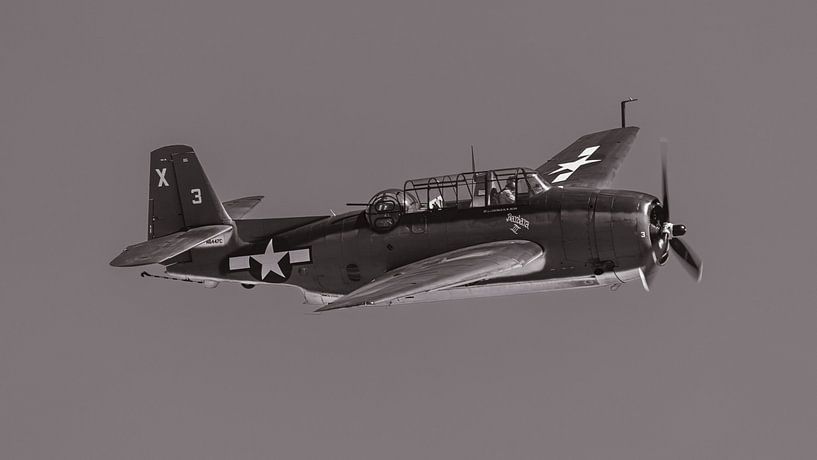 Grumman TBM-3E Avenger. by Jaap van den Berg