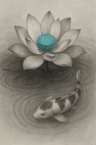 The Lotus and Koi