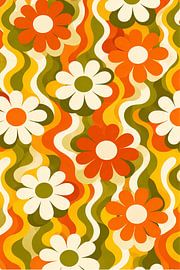 Retro 70er Daisy Wave von irgian firmansyah