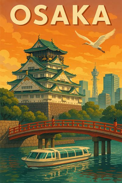 Osaka von Poster Art Shop