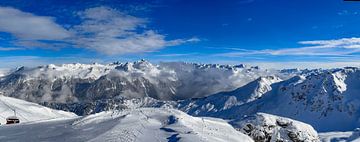 Winterlandschap in Montafon van Dirk Rüter