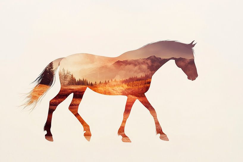 Nature in the horse by Poster Art Shop