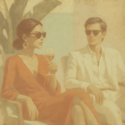 Vintage Luxe Summer Scene