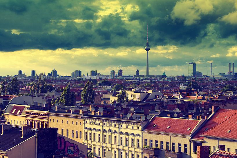 Berlin - Skyline van Alexander Voss