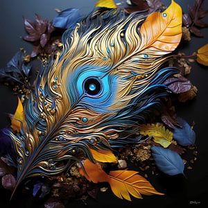 bunte Federn