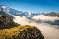 Blick vom Männlichen auf die Berge des Berner Oberlandes (Schweiz) von Chris Rinckes Miniaturansicht