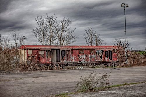 stilleven vergane glorie met een wagon van anne droogsma