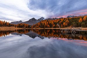 Lake Staz in the evening