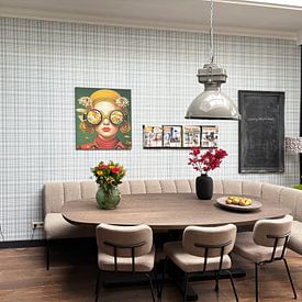 Photo de nos clients: J'aimerais être un poisson par Mirjam Duizendstra, sur toile