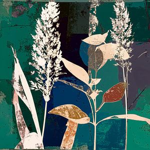 Moderne botanische Illustration - Gräser -15