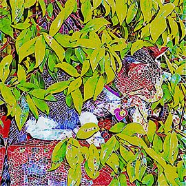 Versteckte Kätzchen Mosaik