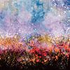 Veld vol met bloemen. van Plus Passie