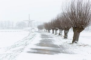 sneeuwjacht in de Achterhoek