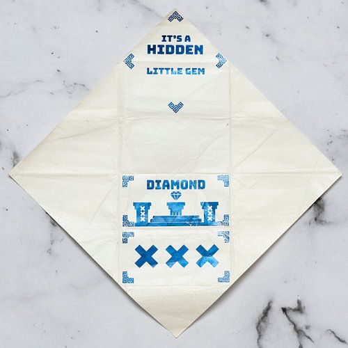 Poste de gnome Diamant sur marbre