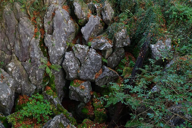Felsenmeer, Hemer en automne, paysage de conte de fées, réserve naturelle, géotope national dans le  par wunderbare Erde