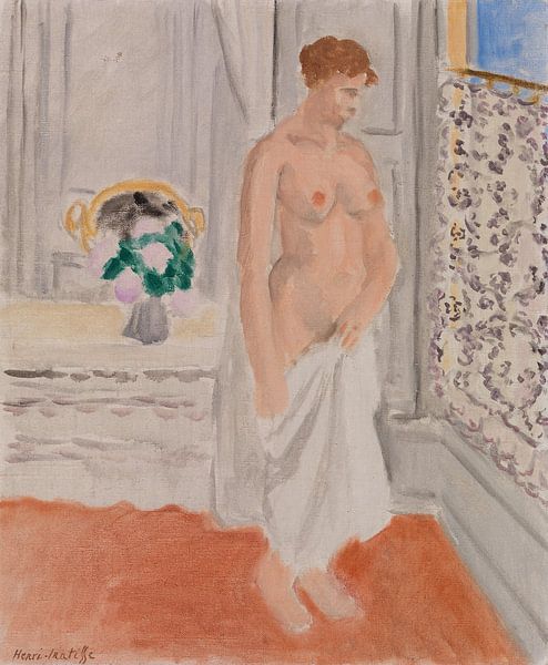 Standing Nude near Window  by Masterful Masters