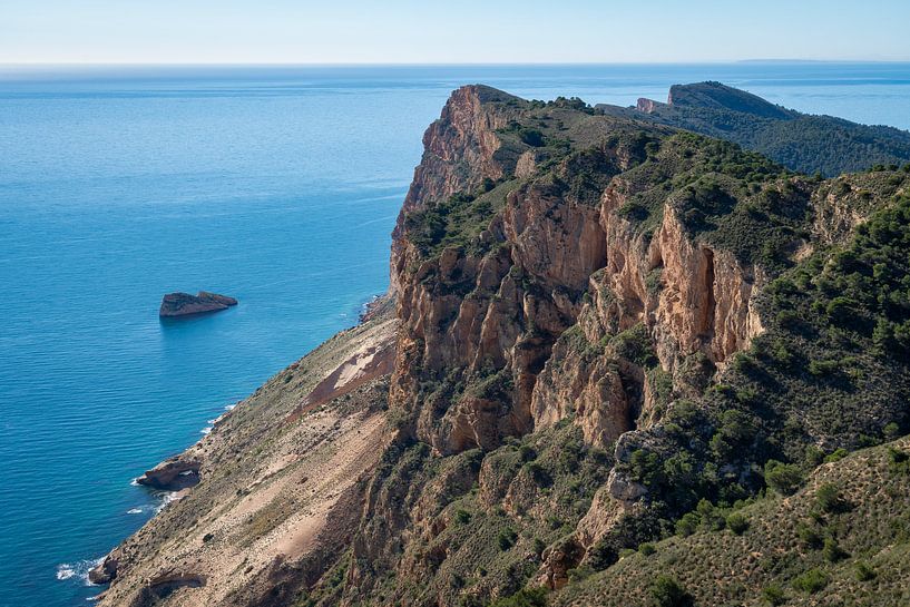 Cliffs of the Sierra Helada in Benidorm by Adriana Mueller