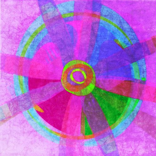 Draaibloem batikstijl groot