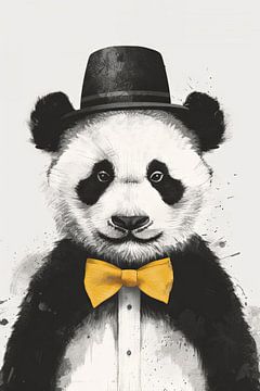 Panda-illustratie van Poster Art Shop