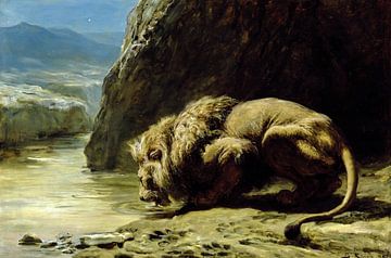 Briton Riviere,Le Roi Boit
