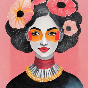 Lora - a Happy Portrait van J.O. Han