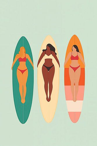 Surf Sisters in Pastel no.4