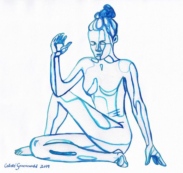Ardha Matsyendrasana par Celeste Groenewald
