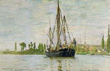 Claude Monet,De Chasse Maree bij Anker