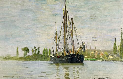 Claude Monet,De Chasse Maree bij Anker