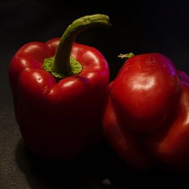 Piment rouge sur Frank van Brenk