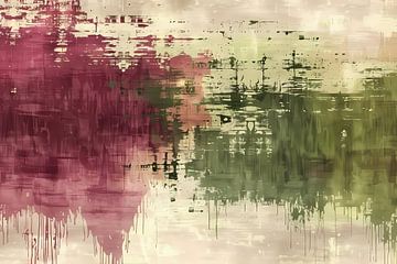 Abstract digitaal kunstwerk met rijke kleuren van Art & Soul Creations