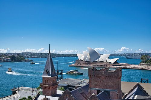Kijkend naar het Sydney Opera House vanuit het hotel