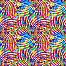 Pattern " Colorful swirl" van Leopold Brix thumbnail