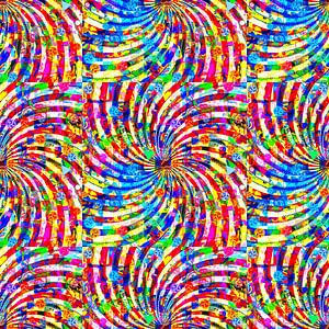 Muster "Bunte Wirbel"